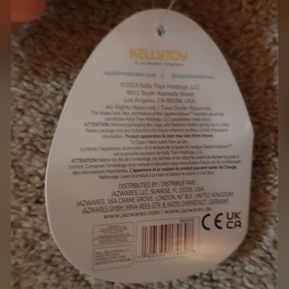 🔥RARE - Silver Tag‼️ Squishmallows Shane the Grasshopper - Picture 4 of 8